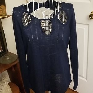 Navy Joy & Co. top